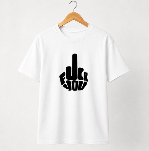 Shirt dito medio fuck you - t-shirt,