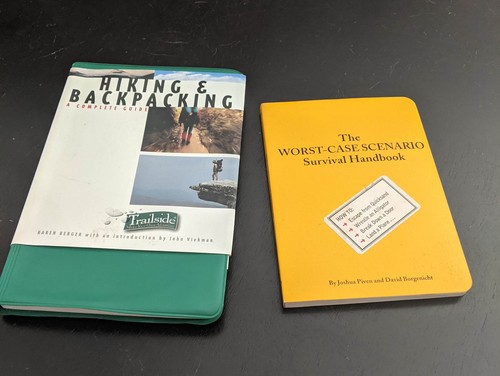 Vtg paperback books hiking - vtg,