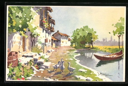 Cartolina artista s - d'artista,