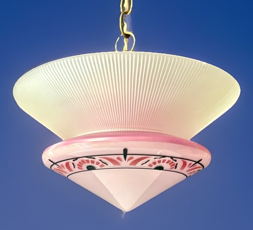 Lampada sospensione antica - a,