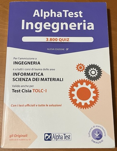 Alpha test ingegneria - ingegneria, quiz