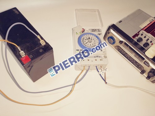 Timer orologio batteria 12 - batteria,