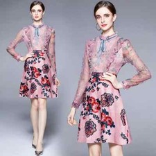 Vestito Abito Donna Corto Raso