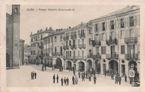 1590 cartolina alba piazza - 1590),