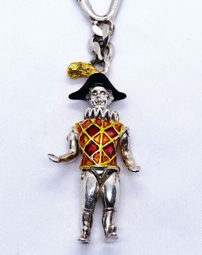 Portachiavi arlecchino smalto - portachiavi,