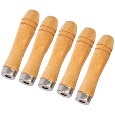 5 manici in legno per file con