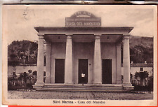 CARTOLINA  SILVI MARINA  FP  VIAGGIATA 193? CASA DEL MAESTRO INAN  M. MUSSOLINI