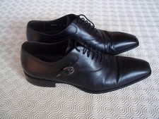 Scarpe Cesare Paciotti in pelle di colore nero usate pochissimo taglia 7