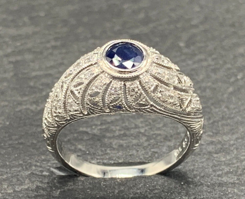 Ring saphir zirkonia - ,