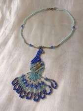 Collana Pavone Boho. Perle