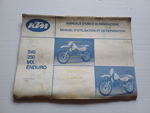 Ktm 240 250 enduro - ktm,