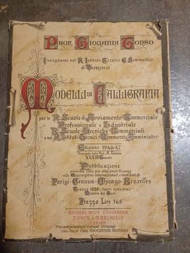 1946 modelli calligrafia - modelli,