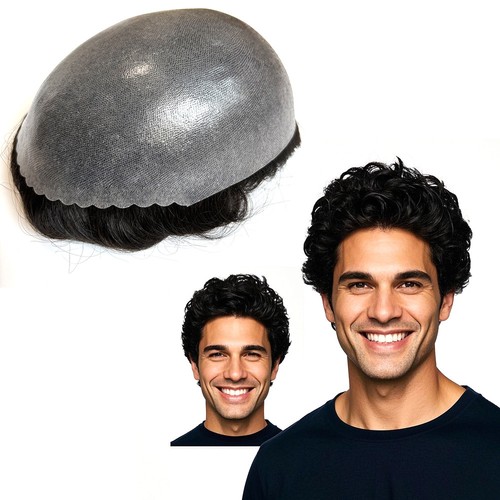 Parrucca uomo toupee - parrucca,