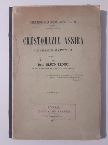 Crestomazia assira bruto - crestomazia,
