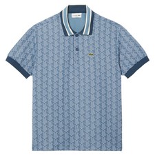 Polo Lacoste Monogram Jacquard