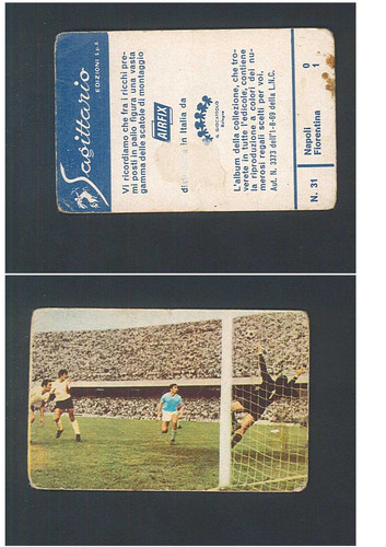 Figurina fotocalcio sagittario - figurina,