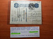 2600 PRIMA BASE PASSEGGERA NAVARRINO GRECIA TIMBRO MUTO 1942