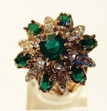 Anello cluster in argento