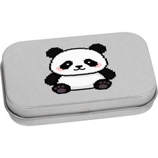 'Pixel Game Style Panda' Metal