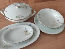 Antico Servizio Porcellana Piatti Portata Zuppiera Bavaria 82 - 6 pezzi 