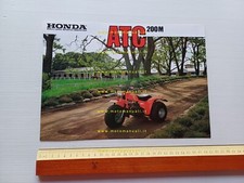 Honda ATC 200 M 1984 depliant originale inglese printed in Japan