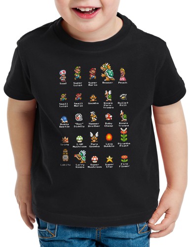 Shirt bambino mario stars - t-shirt,