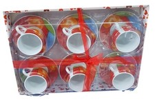 x Set 6 Tazzine Tazze Caffè