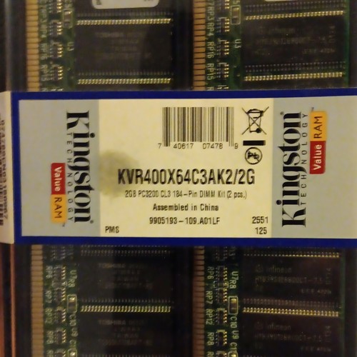 Kingston valueram 512mb - valueram,