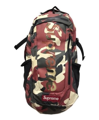 Zaino mimetico rosso supreme - zaino,