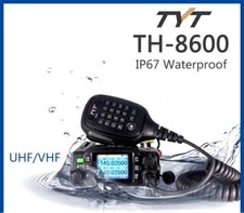 Radio Veicolare Tyt th-8600 IP67 Impermeabile Dual Band VHF-UHF 25 W da base