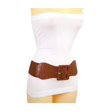 Donna Marrone Largo Similpelle