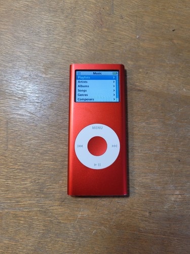 Product red apple ipod - product, nano