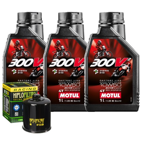 Kit tagliando olio motul 300v2 - kit,