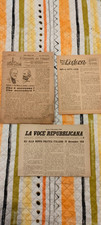 Lotto 3 giornali d'epoca del