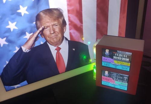 Dual rgb donald trump nerd - donald,