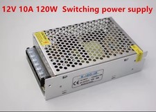 Alimentatore switching 12V 10A 120Watt CON TRIMMER 5A PER STRISCIA STRIP LED