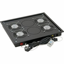 INL Unità ventilazione Rack 19" 4 ventole, installazione a soffitto, con termos