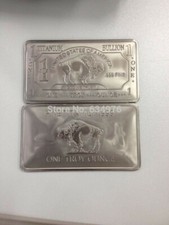 TITANIUM 1 TROY OUNCE FINE TITAN .999 BUFFALO BAR 