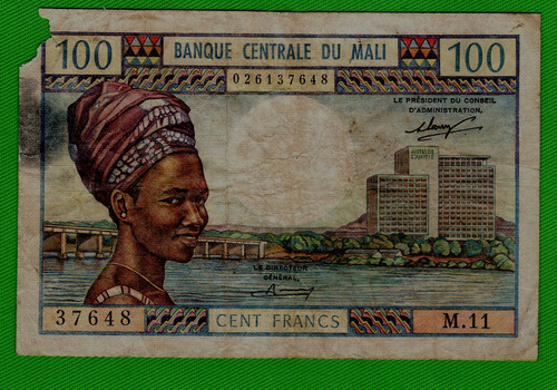1972 banconota da - nd, 100