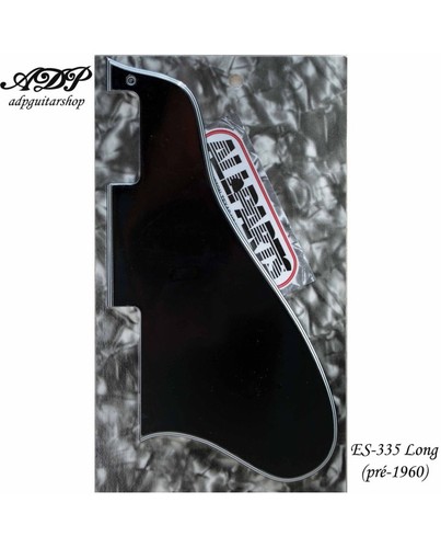 Plaque pickguard long noire - pickguard,