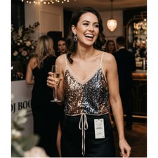 Top zara paillettes - zara,
