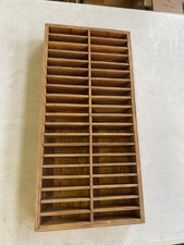 Porta Musicassette 40 Spazi Legno Vintage 