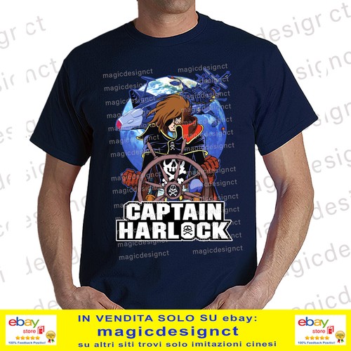 Shirt captain harlock pirata - harlock,