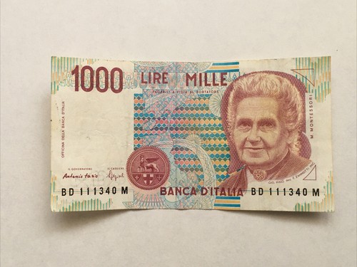 Italia 1000 lire italiana - lire,