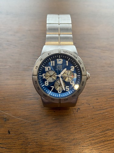 Guess inc steel silver - "g, &