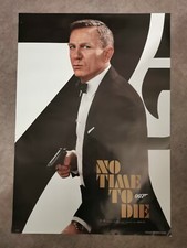 JAMES BOND NO TIME TO DIE locandina film originale 27x40" italiano DANIEL CRAIG 007