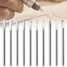 10 Pezzi di Utensili per Intaglio del Legno per Utensili Rotanti, Punte per6867