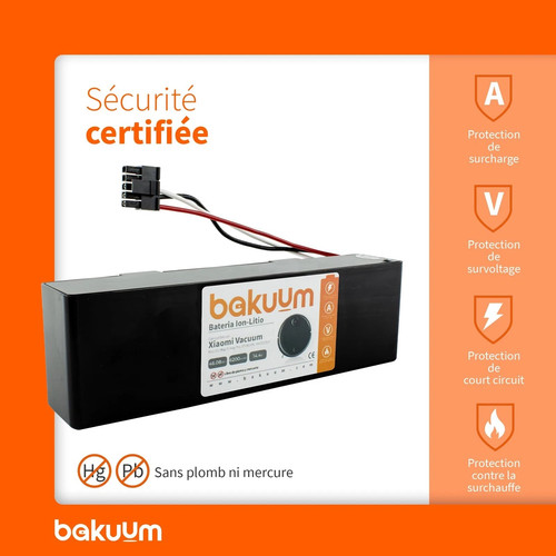 Batteria ricambio bakuum 4v - ricambio,