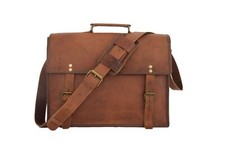 15 in valigetta borsa messenger ufficio laptop borsa scuola tracolla in pelle