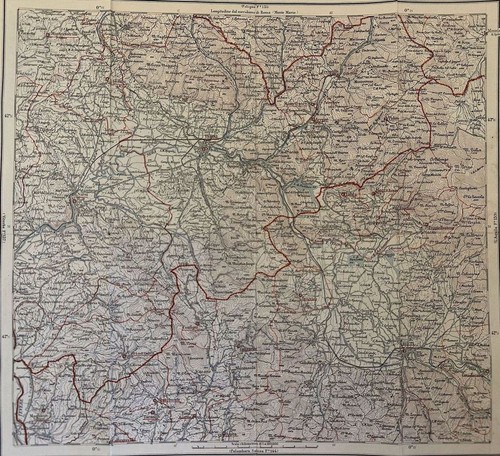 Carta geografica caulonia - carta,
